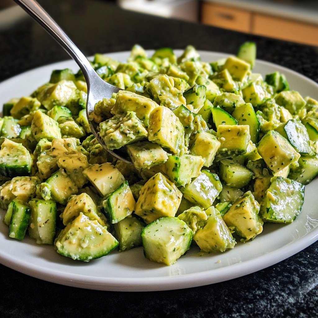 Avocado-Gurken-Salat – Schnell und gesund