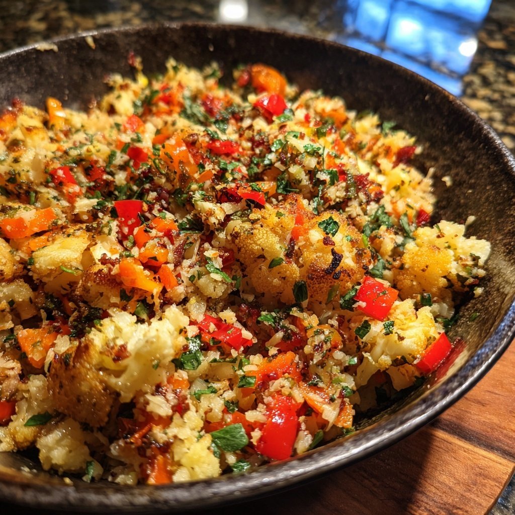 Blumenkohl Reis Pfanne