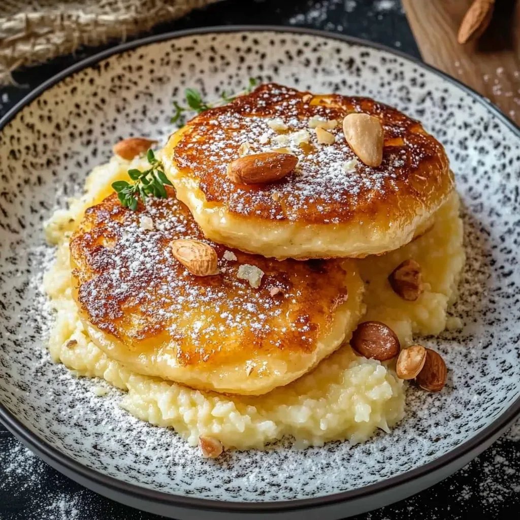 Power Quark-Taler mit Haferflocken