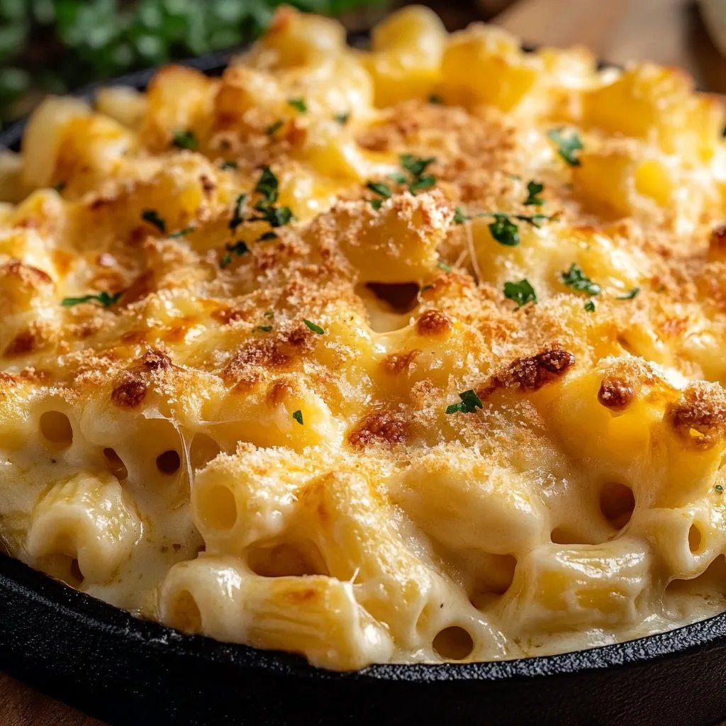 Überbackene Mac and Cheese