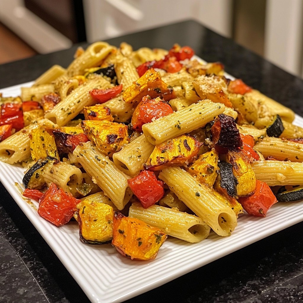 Penne mit Ofengemüse