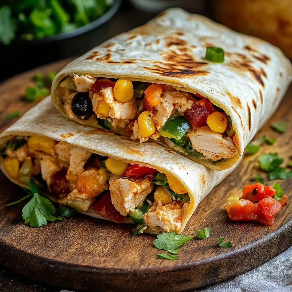 Southwest Hähnchen Wrap