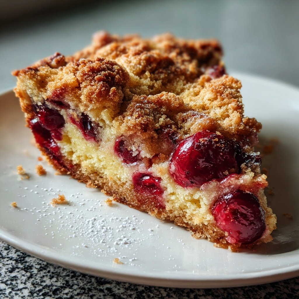 Streuselkuchen Mit Kirschen
