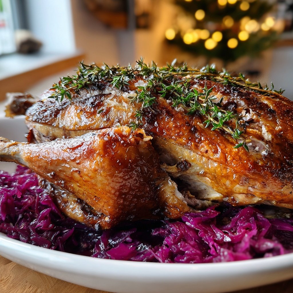 Saisonal & Festlich Weihnachtsgans mit Rotkohl