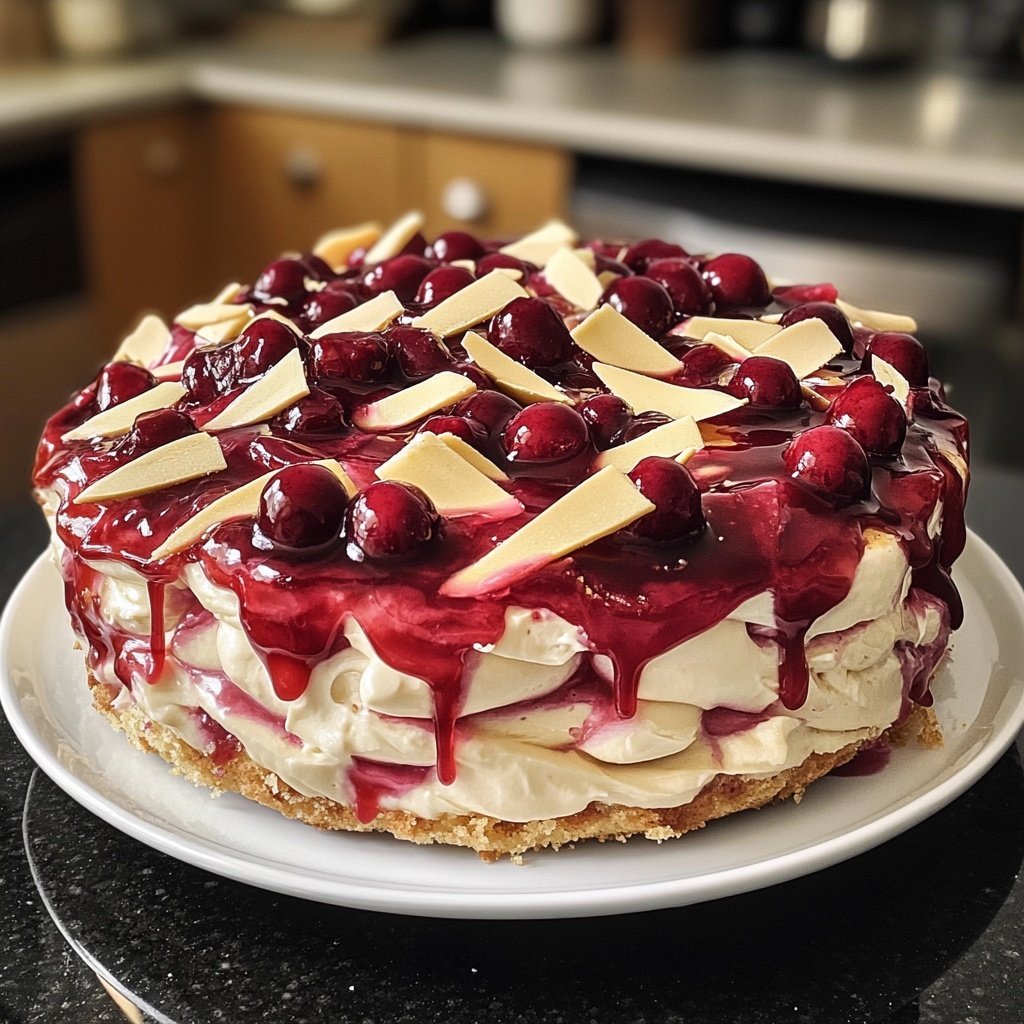 Lübecker Kirsch-Marzipan-Torte