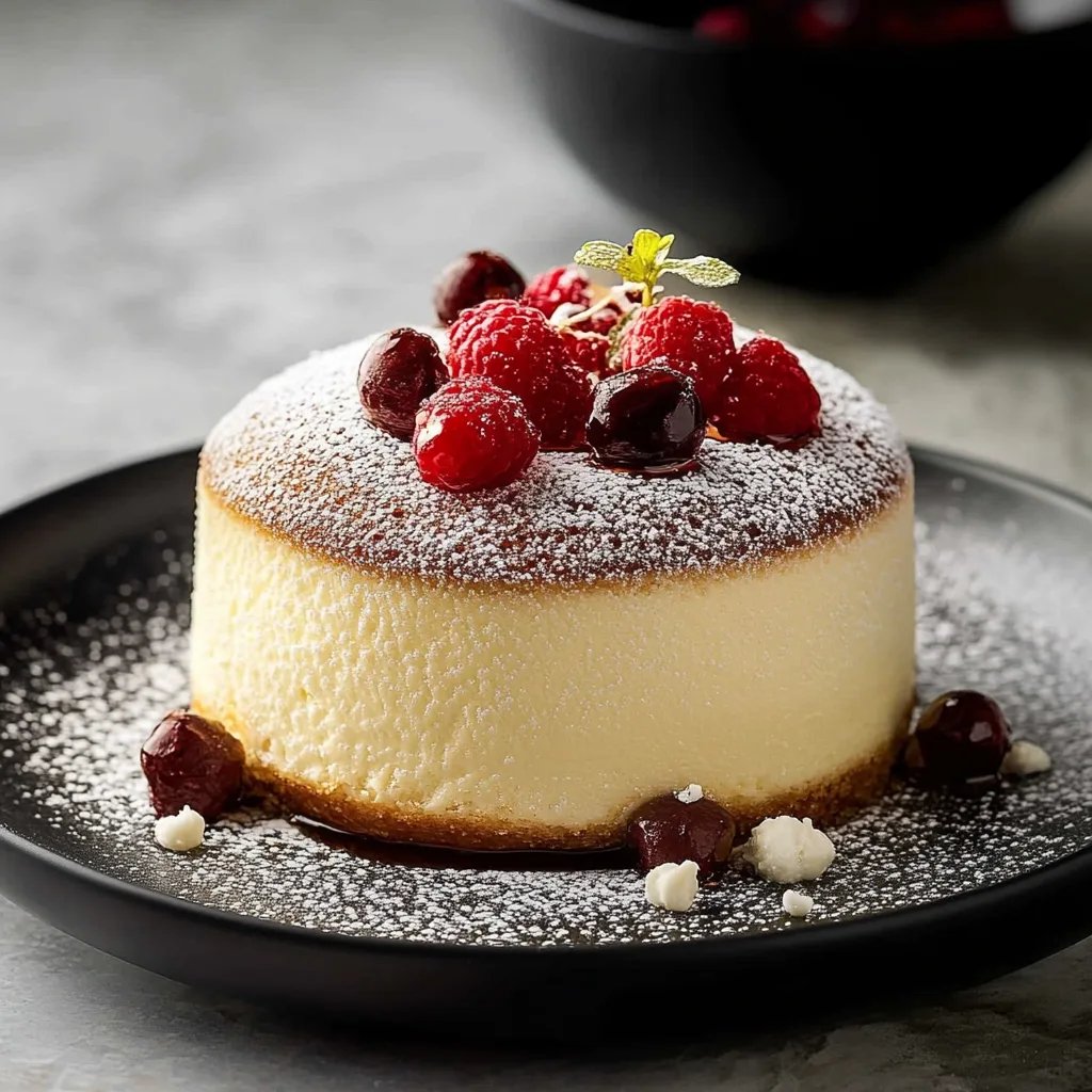 Japanischer Baumwollkäsekuchen