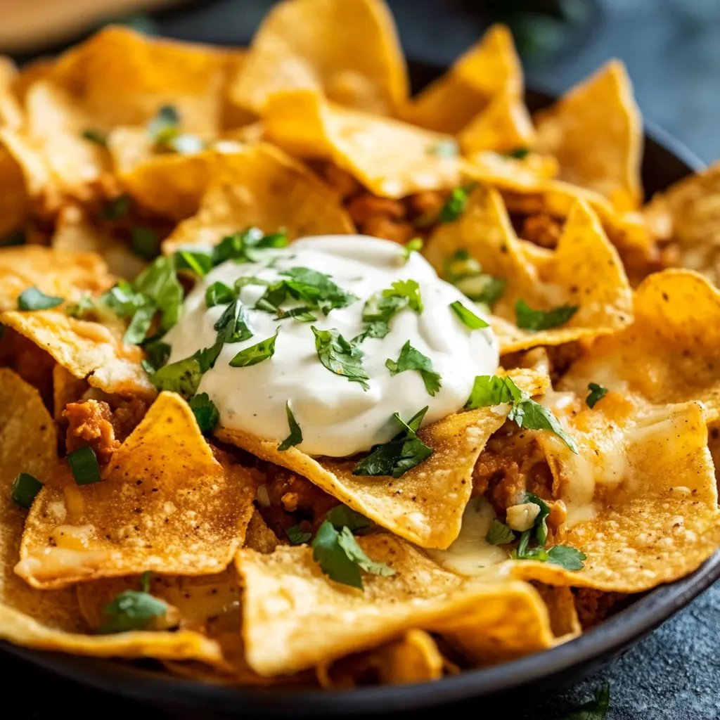 Gebackene Tortilla-Chips mit Dip