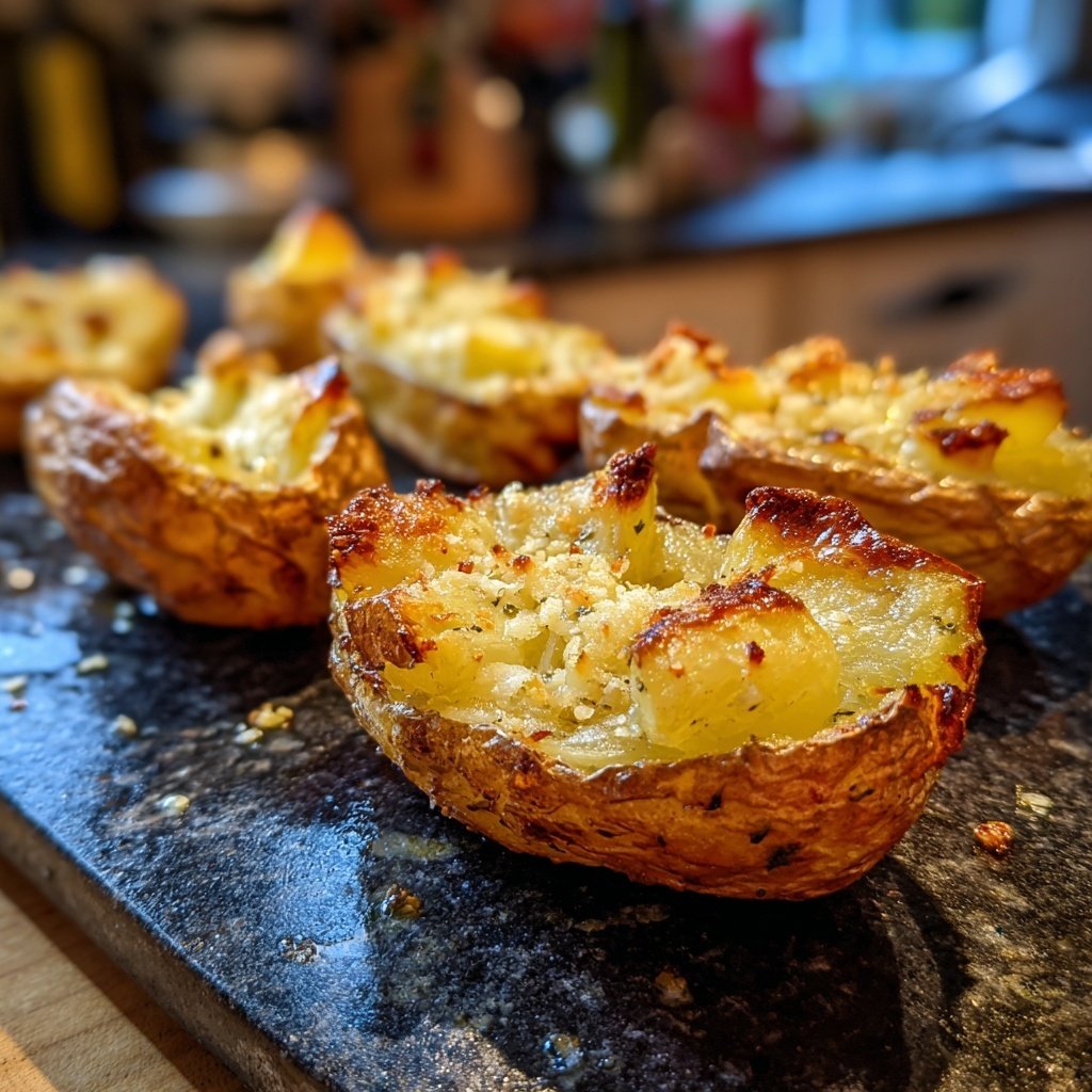 Ofenkartoffeln mit Knoblauch