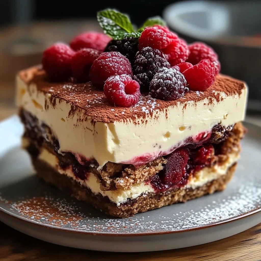 Himbeer Spekulatius Tiramisu