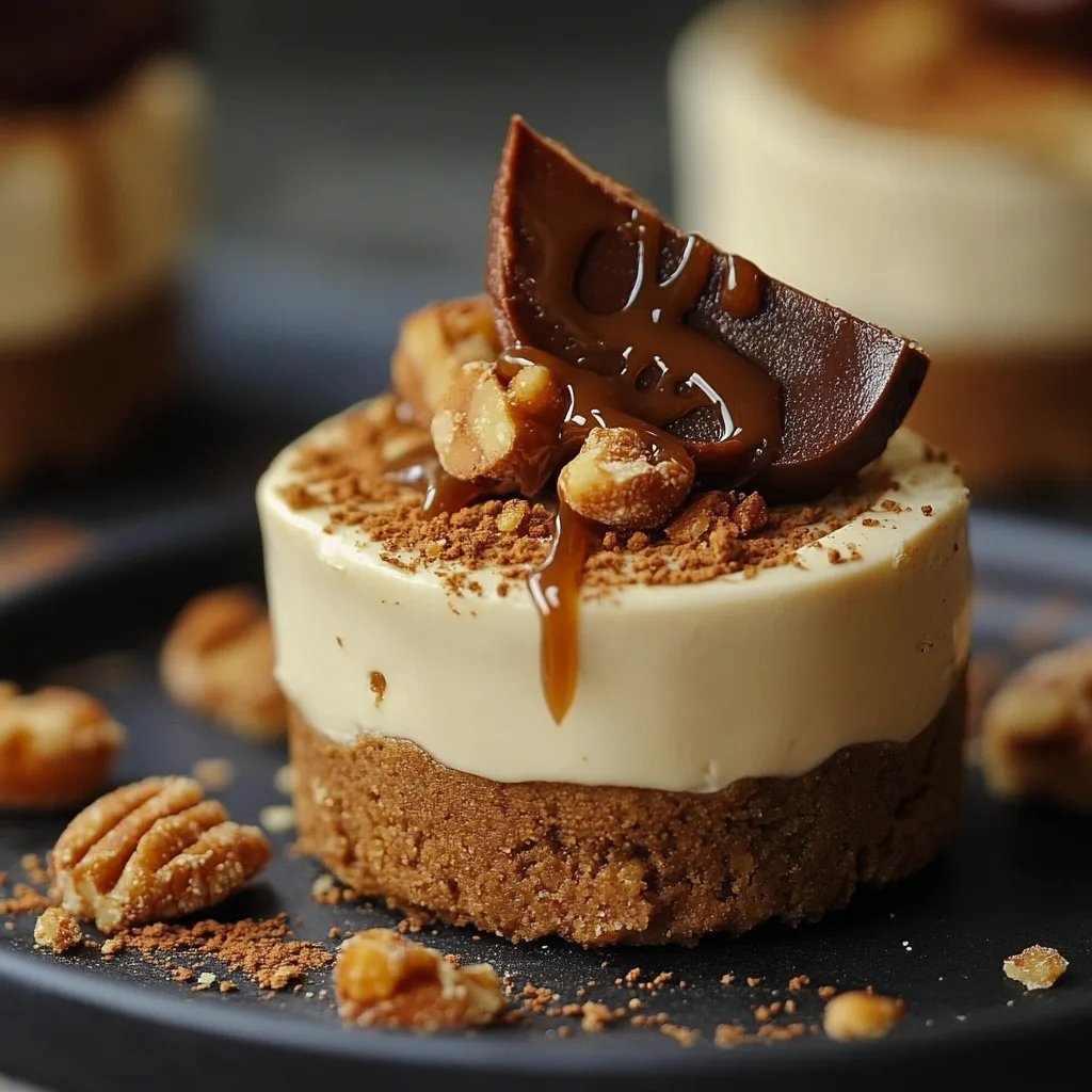 Mini Lotus Biscoff Cheesecake ohne Backen
