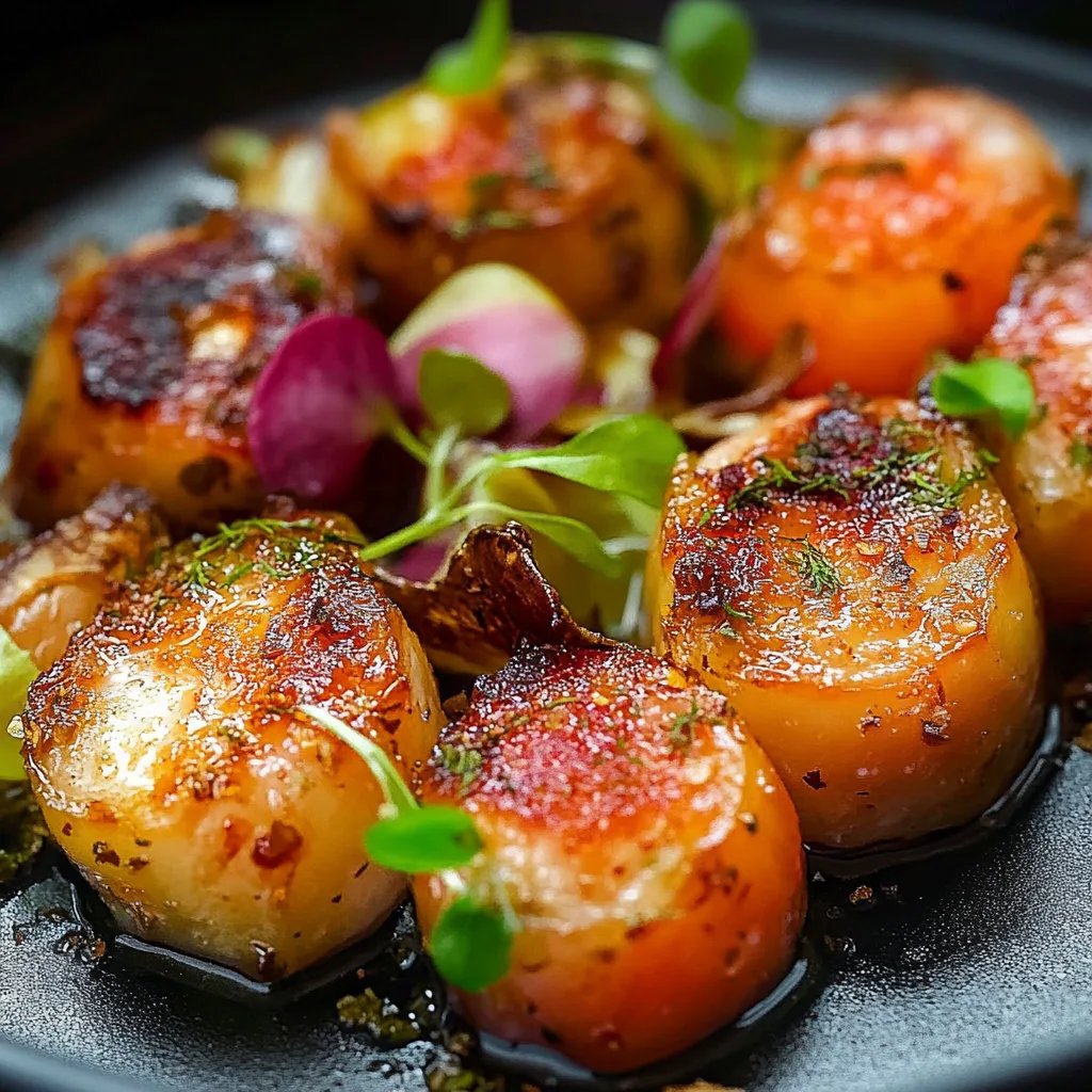 Mit Knoblauch geröstete Rosenkohl