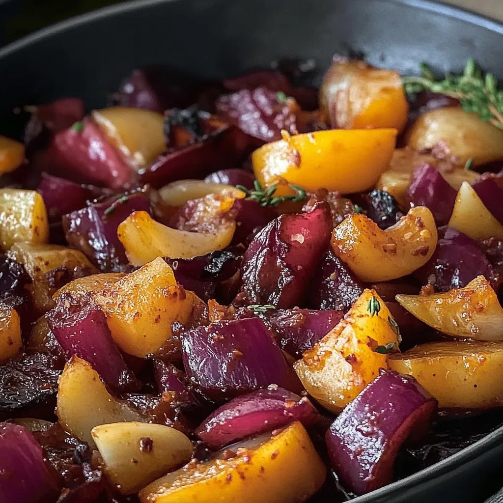 Weihnachtlich marinierter Rotkohl