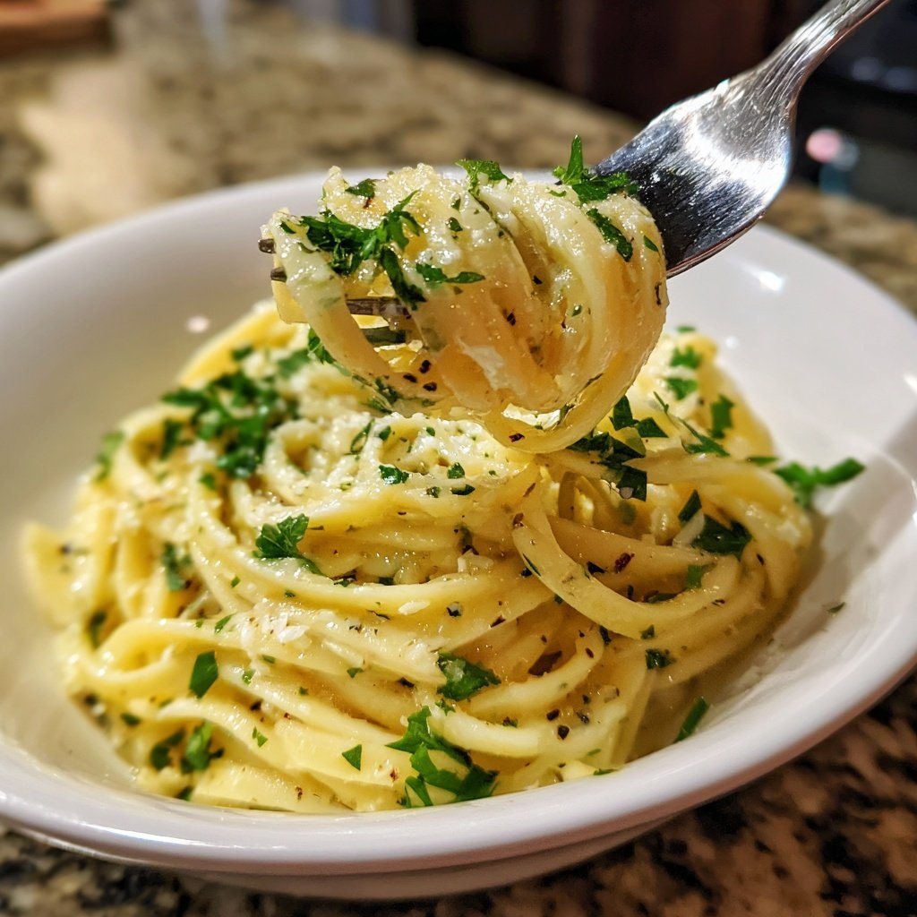 Schnell & Einfach 15-Minuten Knoblauchpasta