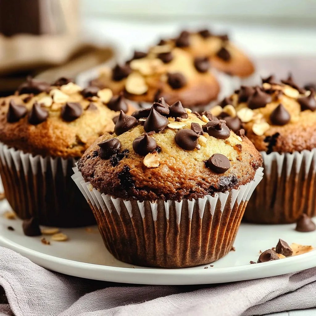 Bäckerei-Stil Schokoladenstückchen-Muffins