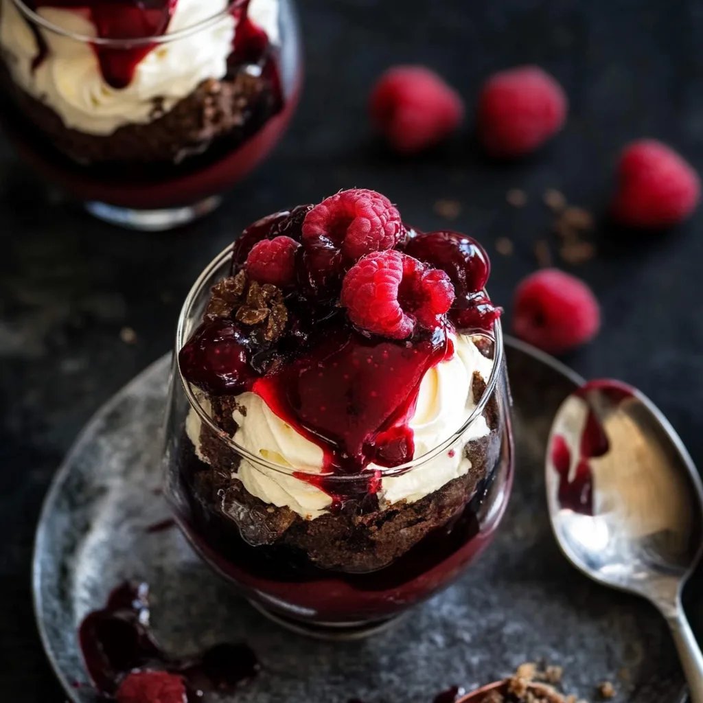 Schwarzwälder Kirsch im Glas