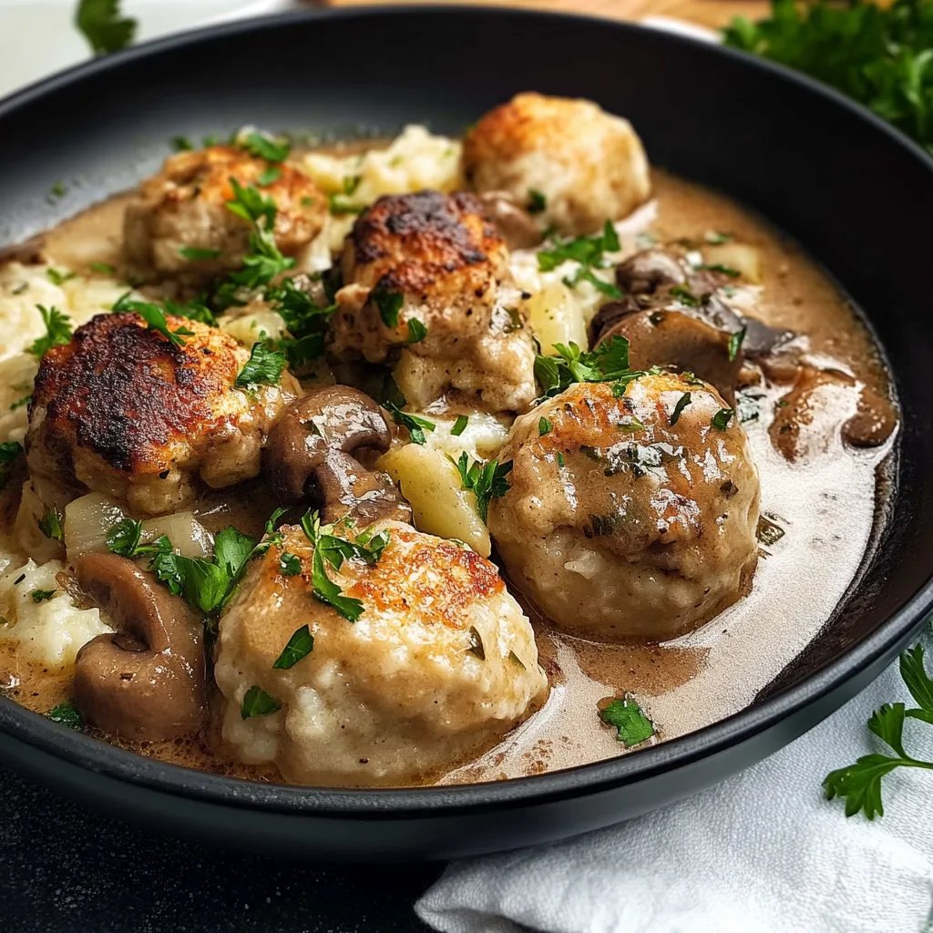 Die besten Semmelknödel mit Pilzen