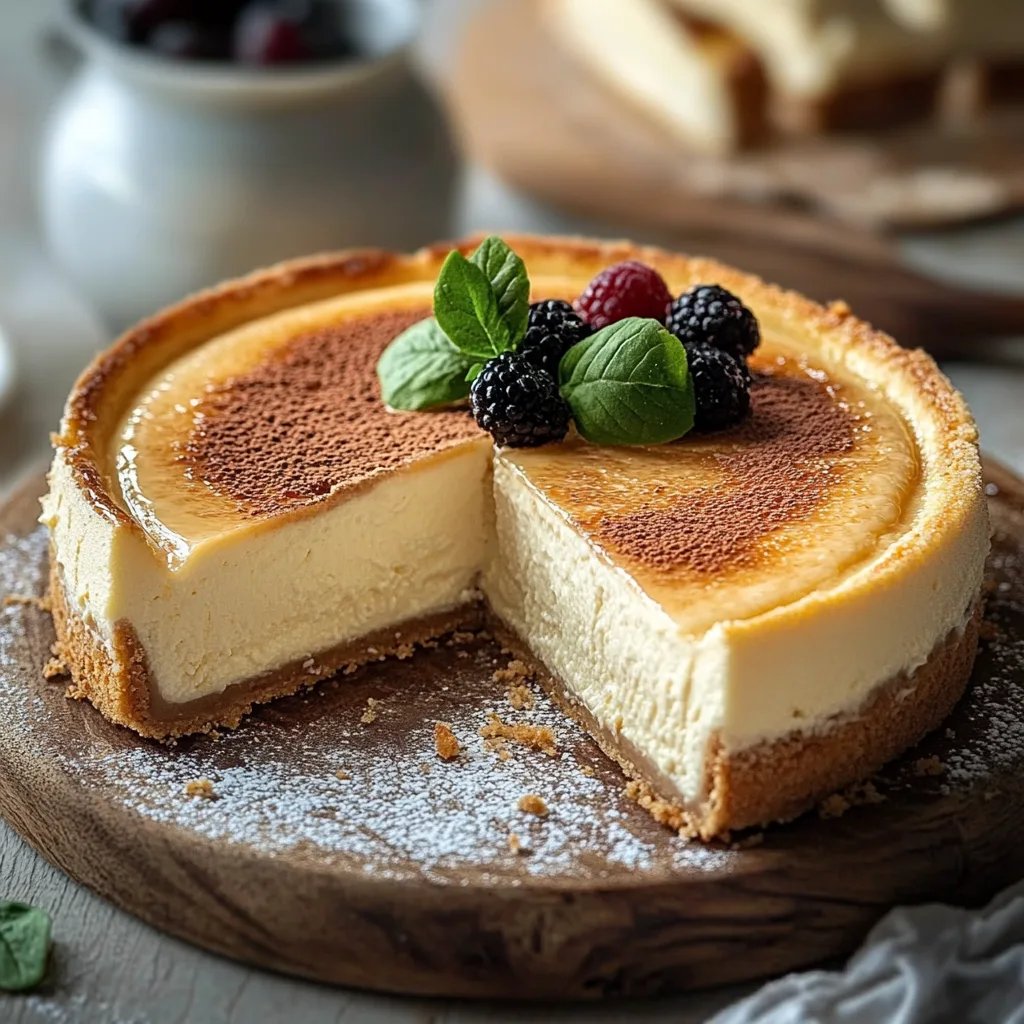 Gezuckerte Kondensmilch Käsekuchen