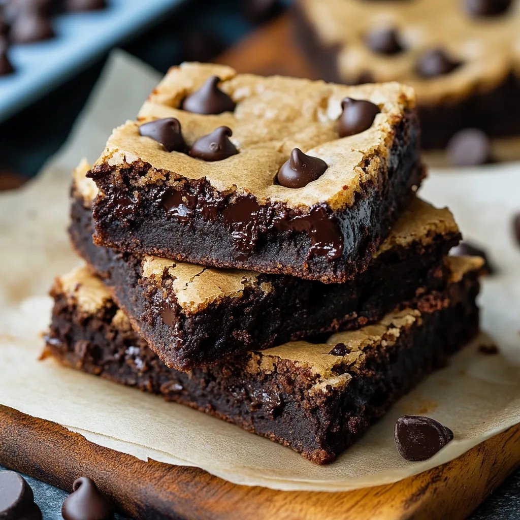 Brownies mit Schokoladenstückchen