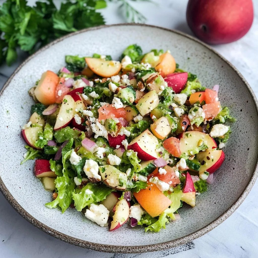 Brokkoli Salat mit Apfel