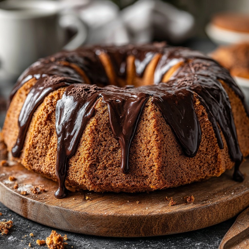 Karottenkuchen Mit Zartbitter Glasur